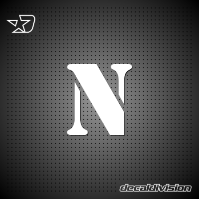 Vinyl Letter N - STENCIL